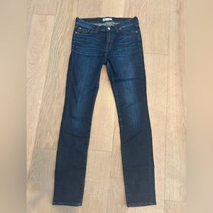 Madewell Darkwash Alley Straight Jeans